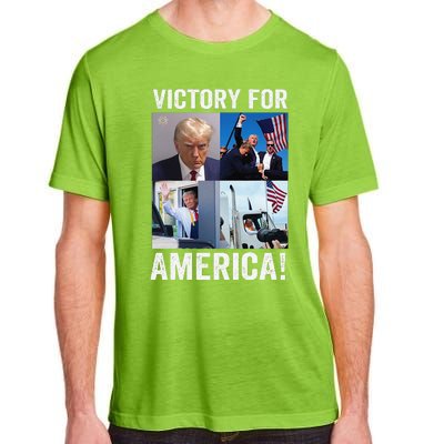 Trump Victory Trump Wins 2024 Election President Celebration Gift Adult ChromaSoft Performance T-Shirt