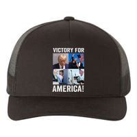 Trump Victory Trump Wins 2024 Election President Celebration Gift Yupoong Adult 5-Panel Trucker Hat