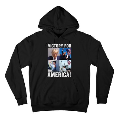 Trump Victory Trump Wins 2024 Election President Celebration Gift Hoodie