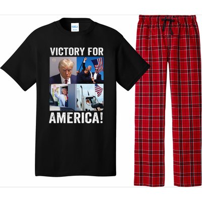 Trump Victory Trump Wins 2024 Election President Celebration Gift Pajama Set