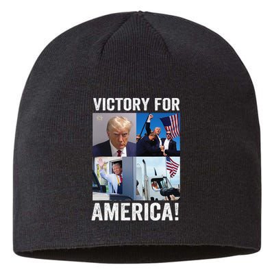 Trump Victory Trump Wins 2024 Election President Celebration Gift Sustainable Beanie