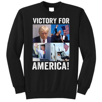 Trump Victory Trump Wins 2024 Election President Celebration Sweatshirt