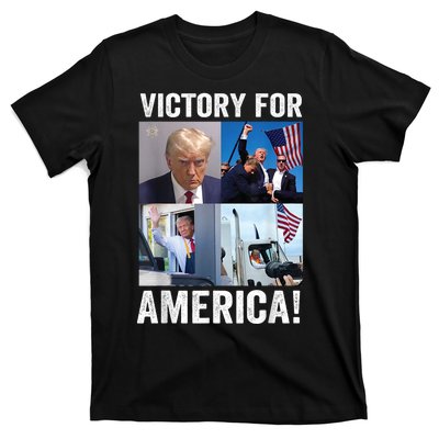 Trump Victory Trump Wins 2024 Election President Celebration T-Shirt