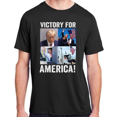 Trump Victory Trump Wins 2024 Election President Celebration Adult ChromaSoft Performance T-Shirt