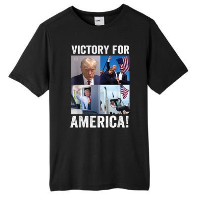 Trump Victory Trump Wins 2024 Election President Celebration Tall Fusion ChromaSoft Performance T-Shirt