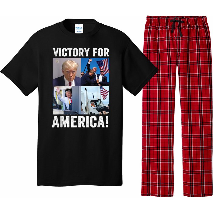 Trump Victory Trump Wins 2024 Election President Celebration Pajama Set