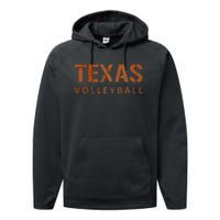 Texas Volleyball Performance Fleece Hoodie