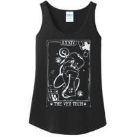 The Vet Tech Tarot Card Funny Veterinary Tech Ladies Essential Tank