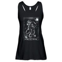 The Vet Tech Tarot Card Funny Veterinary Tech Ladies Essential Flowy Tank