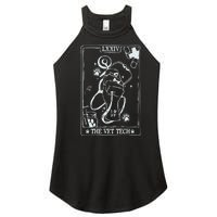 The Vet Tech Tarot Card Funny Veterinary Tech Women's Perfect Tri Rocker Tank