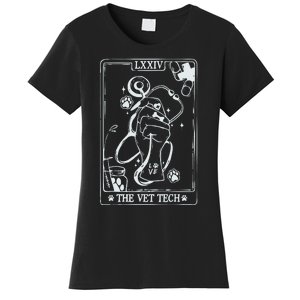 The Vet Tech Tarot Card Funny Veterinary Tech Women's T-Shirt