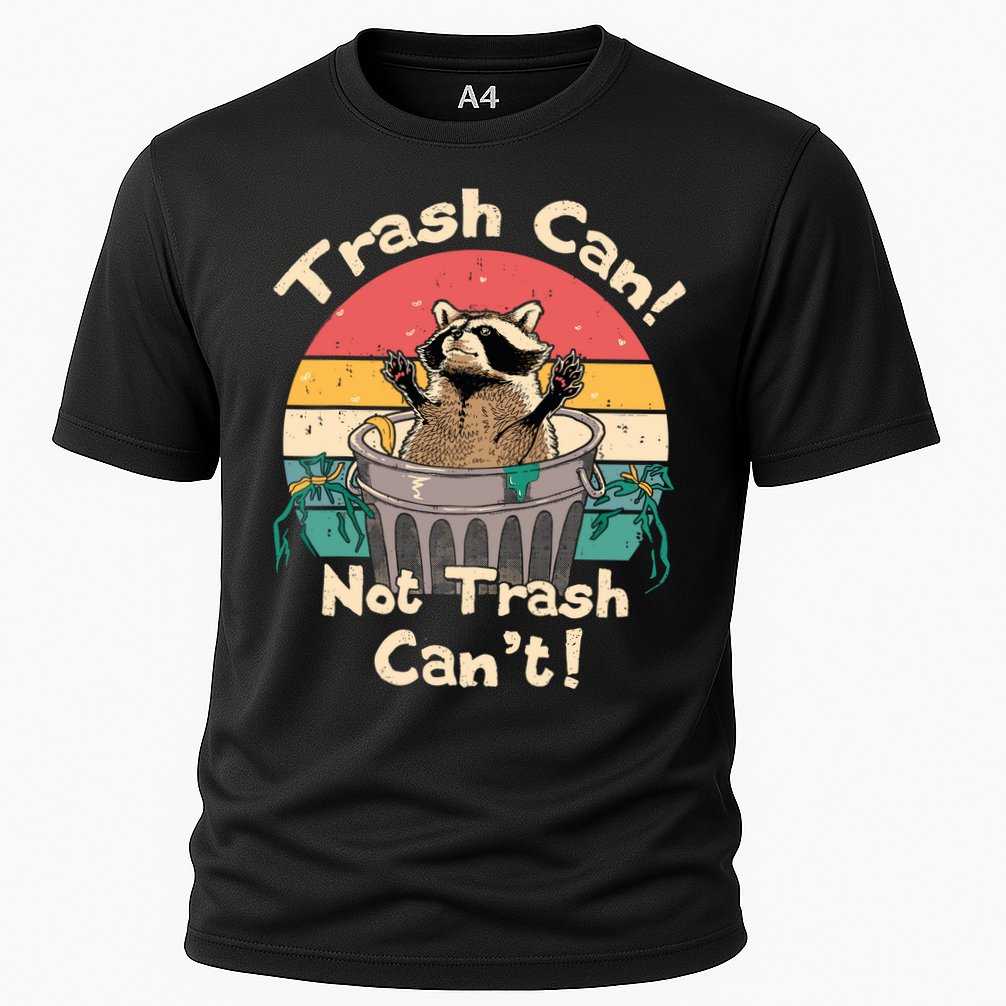 Trash Vintage Talker Raccoon Trash Can Not Trash Cant Performance Shirt