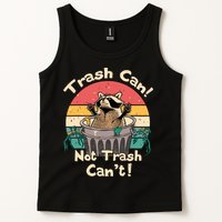 Trash Vintage Talker Raccoon Trash Can Not Trash Cant Tank Top