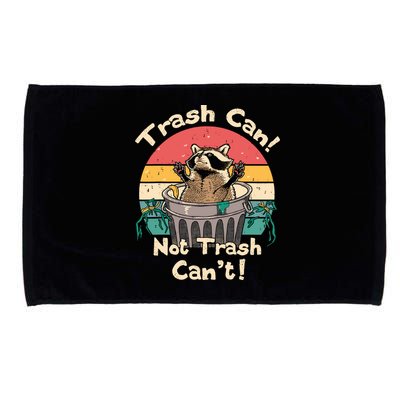 Trash Vintage Talker Raccoon Trash Can Not Trash Cant Microfiber Hand Towel