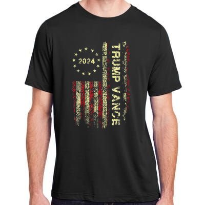 Trumpmania Vance Trump Vance 2024 Take America Back Adult ChromaSoft Performance T-Shirt