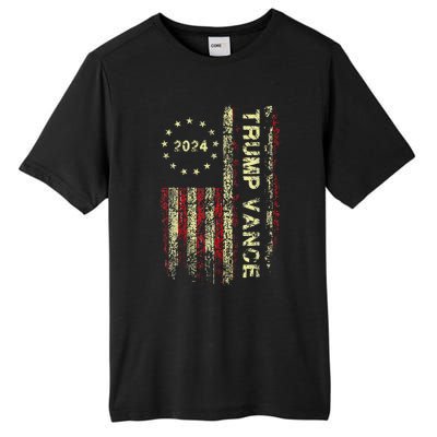 Trumpmania Vance Trump Vance 2024 Take America Back Tall Fusion ChromaSoft Performance T-Shirt