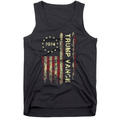 Trumpmania Vance Trump Vance 2024 Take America Back Tank Top