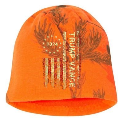 Trumpmania Vance Trump Vance 2024 Take America Back Kati - Camo Knit Beanie