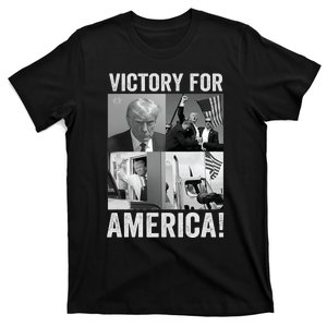 Trump Victory Trump Wins 2024 Election President Celebration 47th President T-Shirt