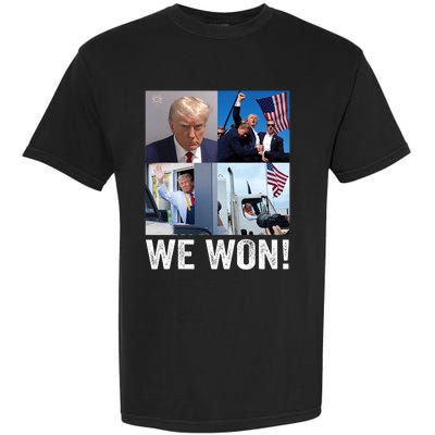 Trump Victory Trump Wins 2024 Election President Celebration Pro Trump 2024 Garment-Dyed Heavyweight T-Shirt