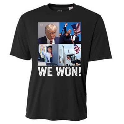 Trump Victory Trump Wins 2024 Election President Celebration Pro Trump 2024 Cooling Performance Crew T-Shirt