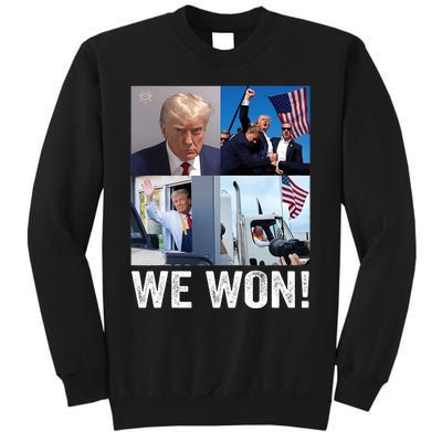 Trump Victory Trump Wins 2024 Election President Celebration Pro Trump 2024 Sweatshirt