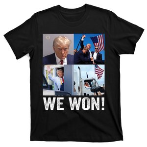 Trump Victory Trump Wins 2024 Election President Celebration Pro Trump 2024 T-Shirt