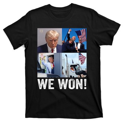 Trump Victory Trump Wins 2024 Election President Celebration Pro Trump 2024 T-Shirt