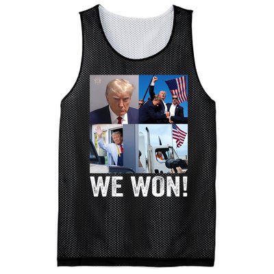 Trump Victory Trump Wins 2024 Election President Celebration Pro Trump 2024 Mesh Reversible Basketball Jersey Tank