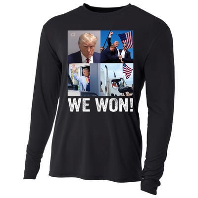 Trump Victory Trump Wins 2024 Election President Celebration Pro Trump 2024 Cooling Performance Long Sleeve Crew