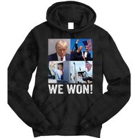 Trump Victory Trump Wins 2024 Election President Celebration Pro Trump 2024 Tie Dye Hoodie