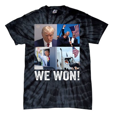 Trump Victory Trump Wins 2024 Election President Celebration Pro Trump 2024 Tie-Dye T-Shirt