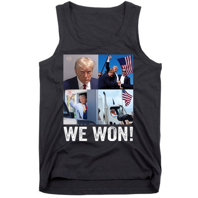 Trump Victory Trump Wins 2024 Election President Celebration Pro Trump 2024 Tank Top