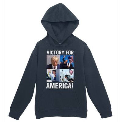 Trump Victory Trump Wins 2024 Election President Celebration Urban Pullover Hoodie