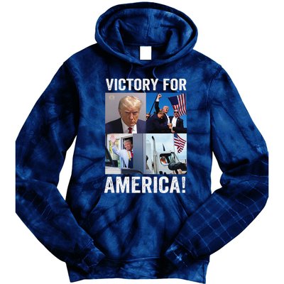 Trump Victory Trump Wins 2024 Election President Celebration Tie Dye Hoodie