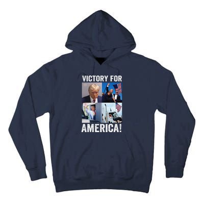 Trump Victory Trump Wins 2024 Election President Celebration Tall Hoodie