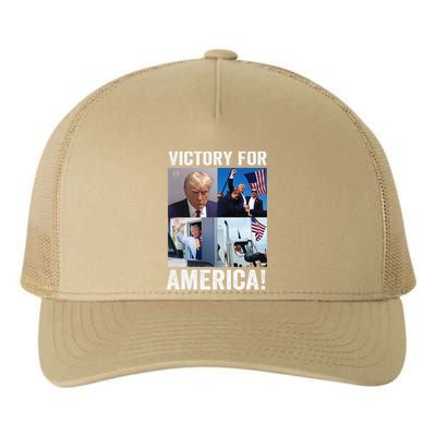 Trump Victory Trump Wins 2024 Election President Celebration Yupoong Adult 5-Panel Trucker Hat