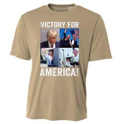 Trump Victory Trump Wins 2024 Election President Celebration Cooling Performance Crew T-Shirt