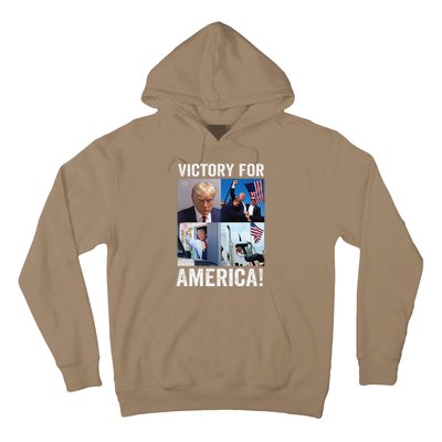 Trump Victory Trump Wins 2024 Election President Celebration Hoodie