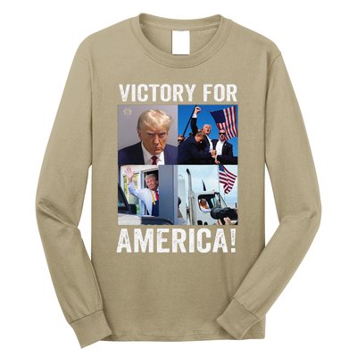 Trump Victory Trump Wins 2024 Election President Celebration Long Sleeve Shirt