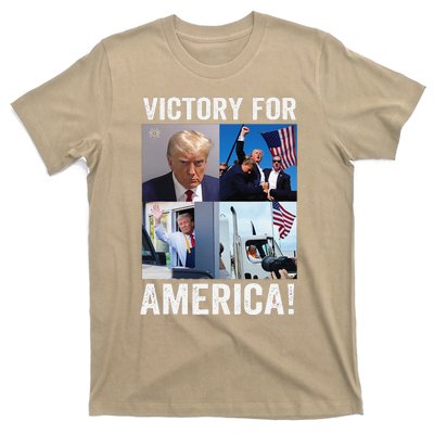 Trump Victory Trump Wins 2024 Election President Celebration T-Shirt