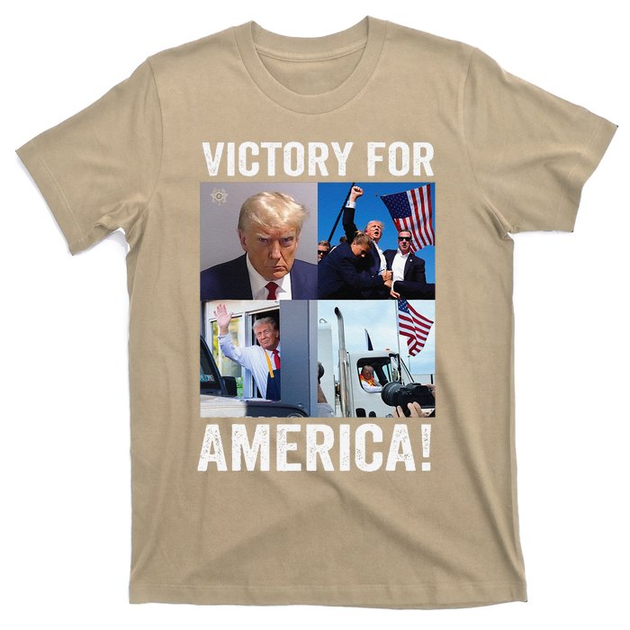 Trump Victory Trump Wins 2024 Election President Celebration T-Shirt