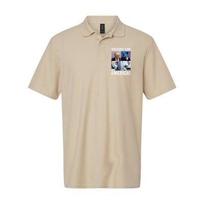 Trump Victory Trump Wins 2024 Election President Celebration Softstyle Adult Sport Polo