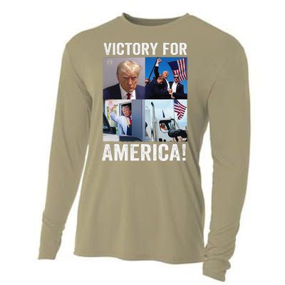 Trump Victory Trump Wins 2024 Election President Celebration Cooling Performance Long Sleeve Crew