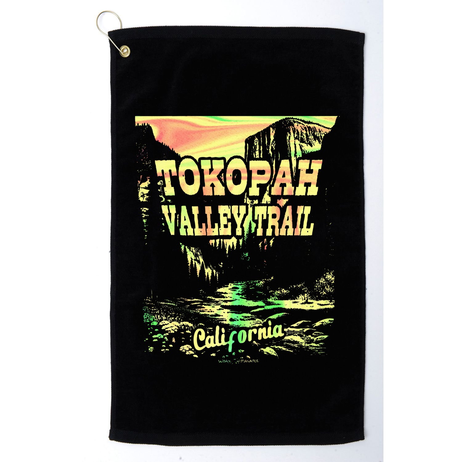 Tokopah Valley Trail California Golf Towel