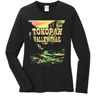 Tokopah Valley Trail California Ladies Long Sleeve Shirt