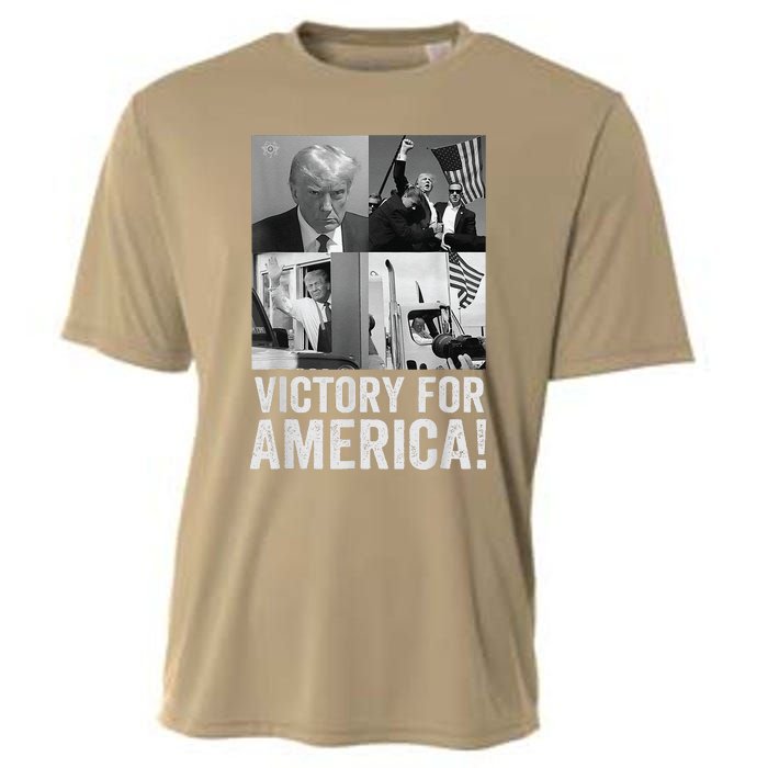 Trump Victory Trump Wins 2024 Election President Celebration Cooling Performance Crew T-Shirt