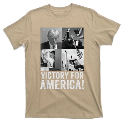 Trump Victory Trump Wins 2024 Election President Celebration T-Shirt