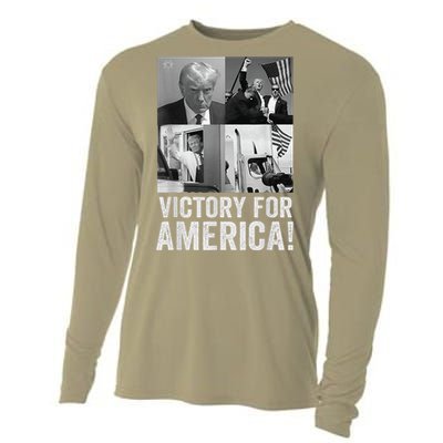 Trump Victory Trump Wins 2024 Election President Celebration Cooling Performance Long Sleeve Crew