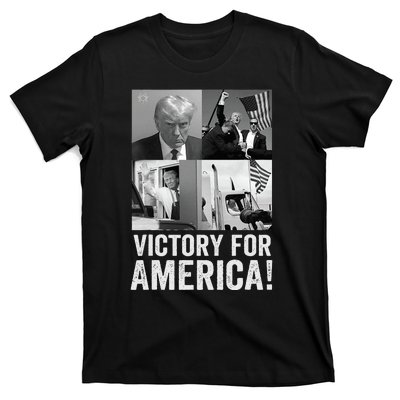 Trump Victory Trump Wins 2024 Election President Celebration T-Shirt